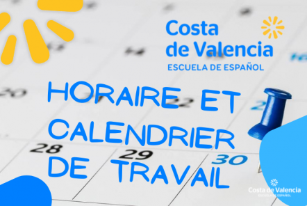 Horaire et calendrier de travail